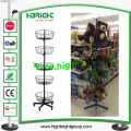 Metal Wire Rotating Basket Rack